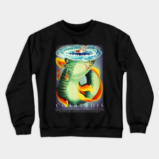 Charybdis Crewneck Sweatshirt by Elfogi